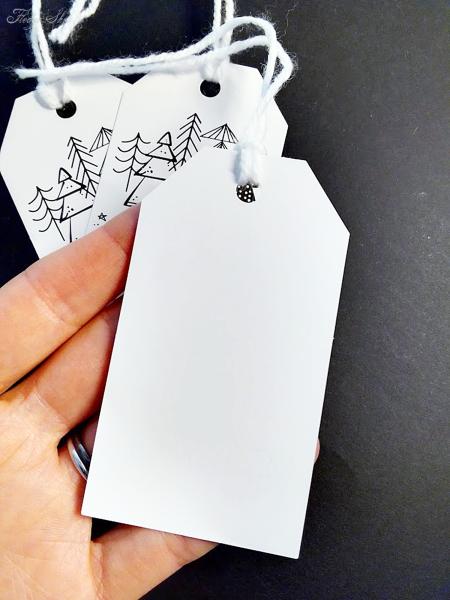 Geschenkanhänger Karte Merry Christmas